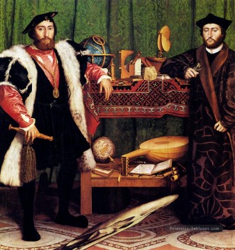 Les Ambassadeurs français Renaissance Hans Holbein le Jeune Peinture à l'huile
